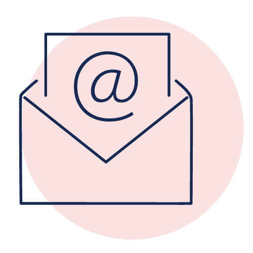 illustration of @ email