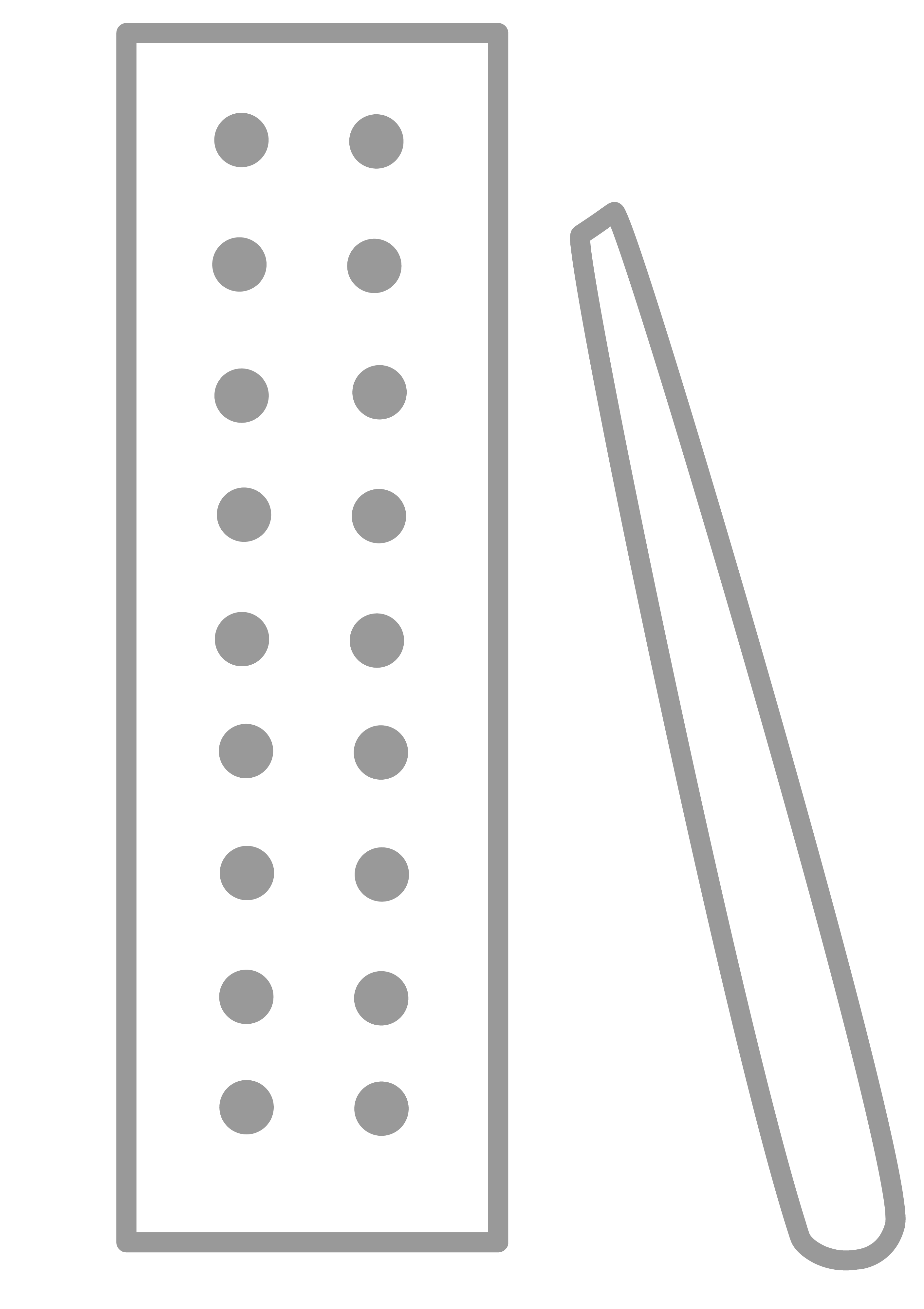 ear seeds line illustration