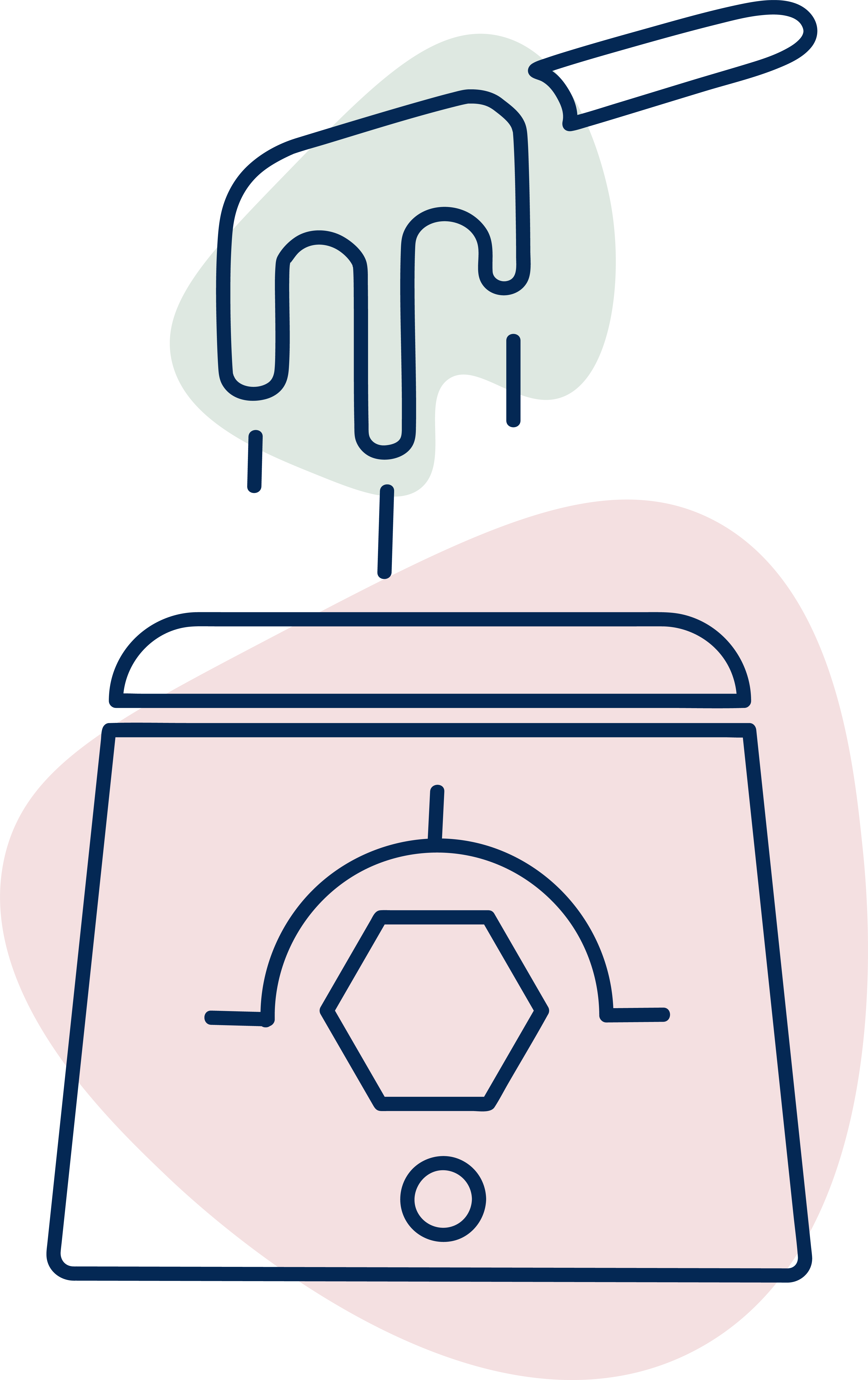 illustration of a wax pot