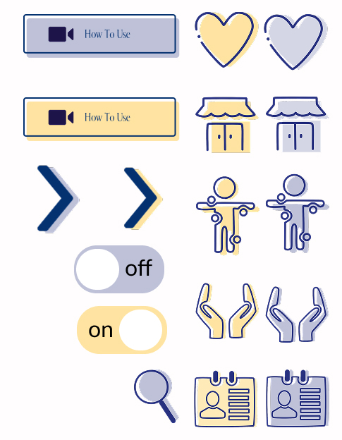images of Customized icons