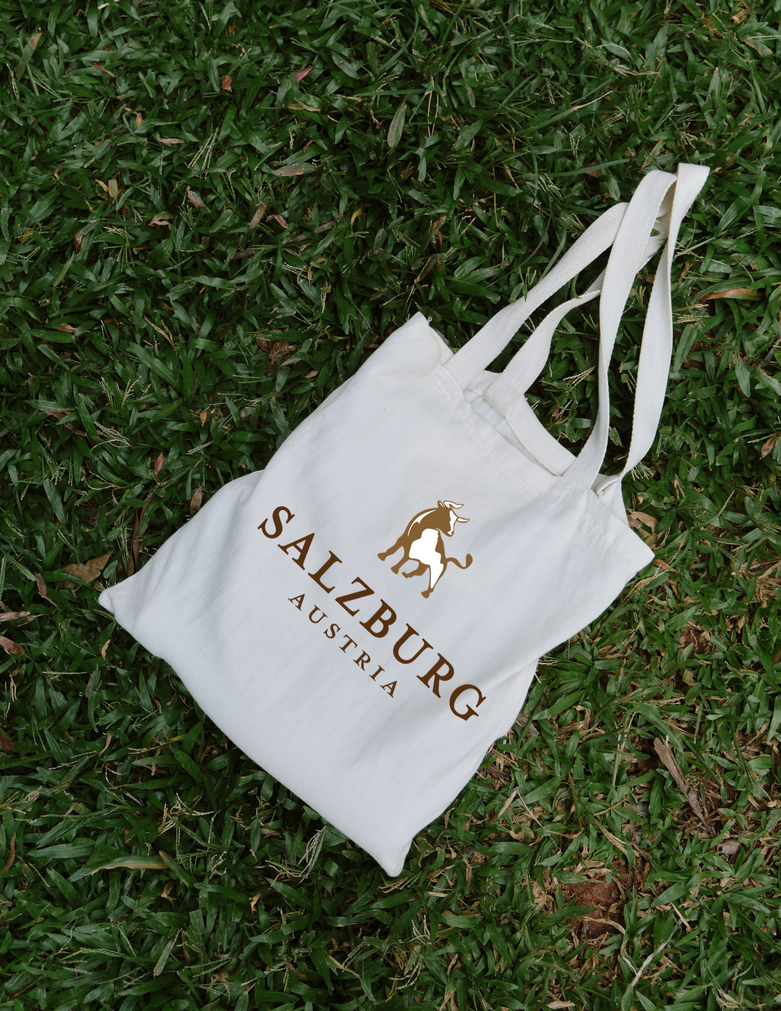 Salzburg logo on a tote bag