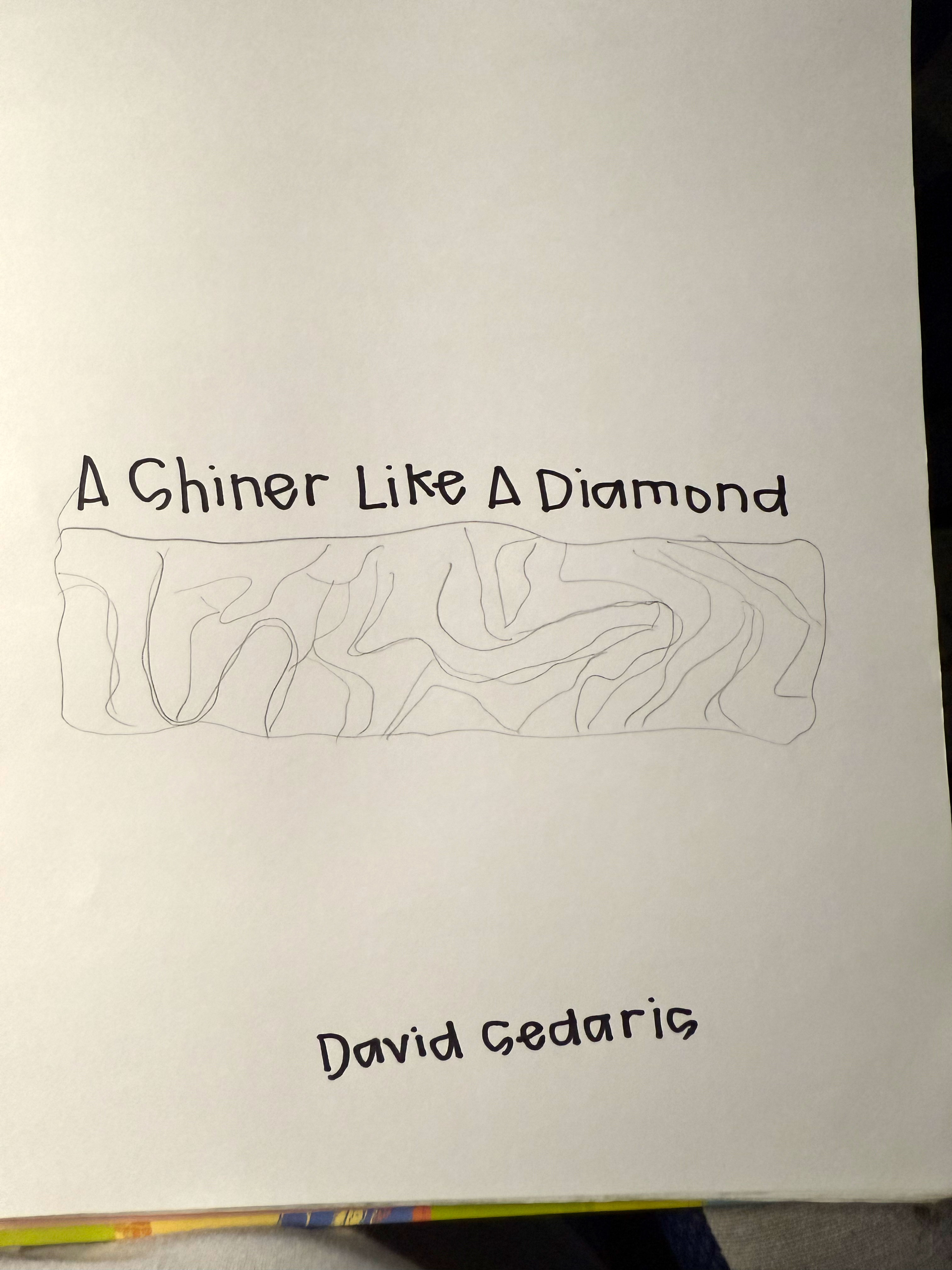 Sketches of a book cover