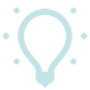icon of a light bulb
