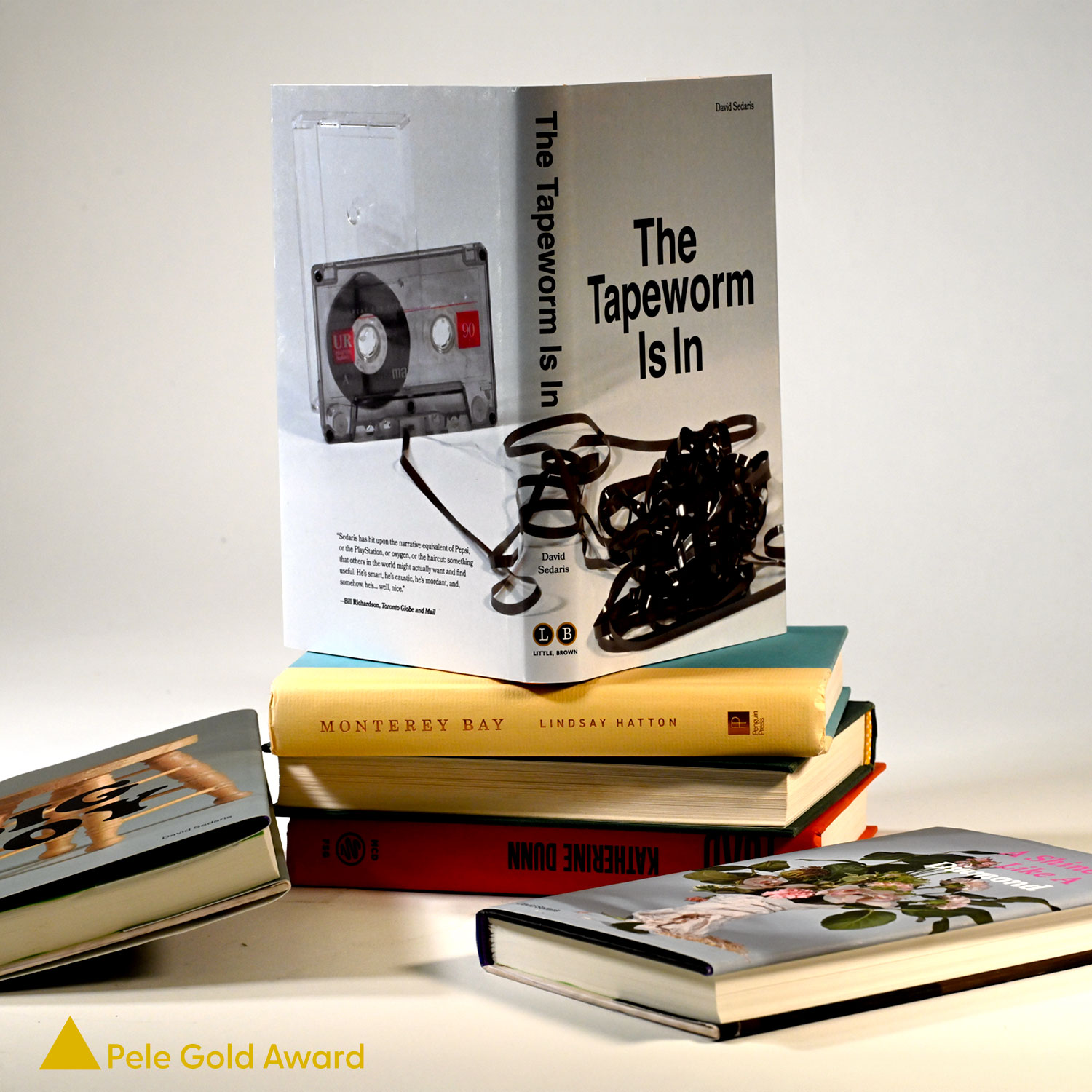 image of the back of 3 bookcovers