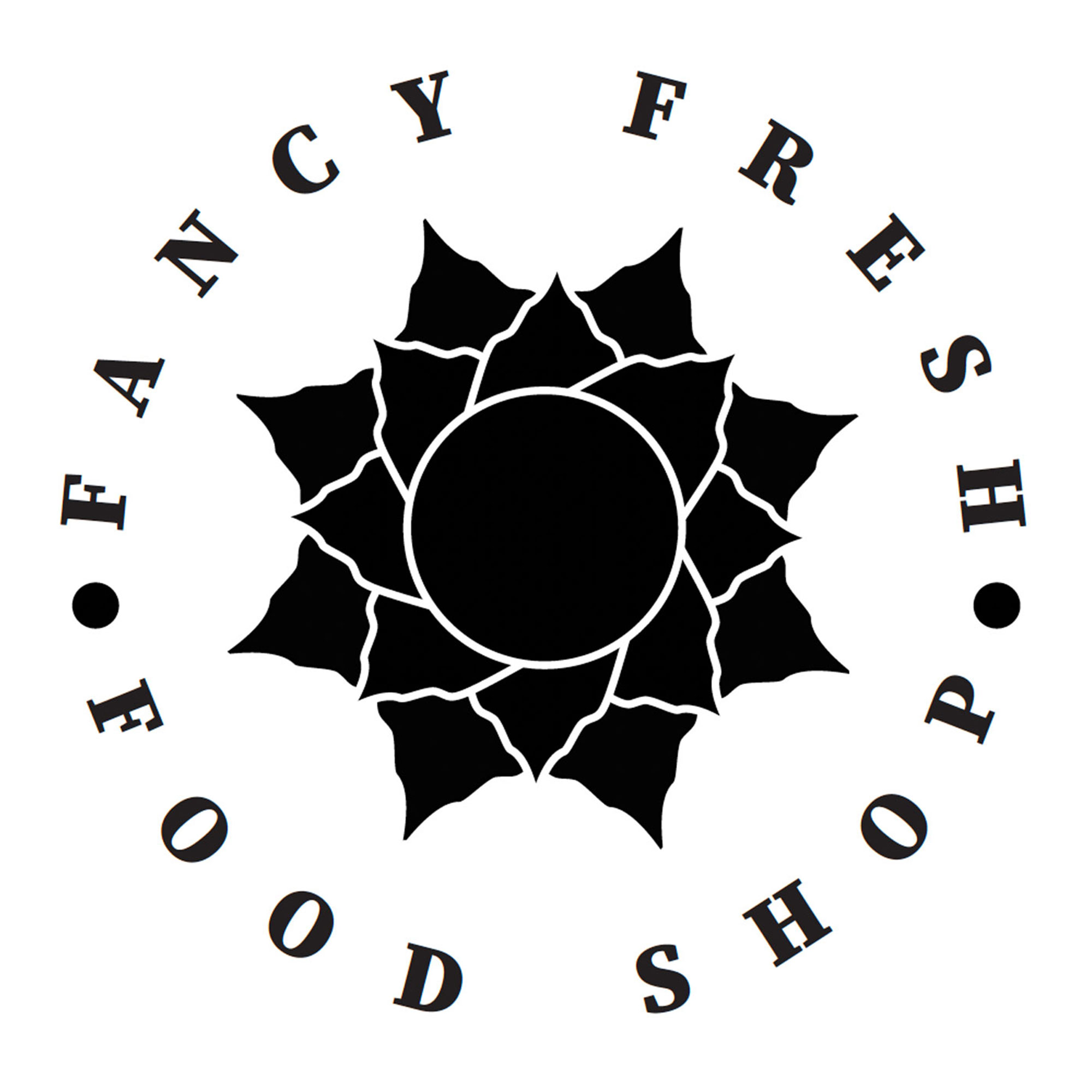 image of Fancy Fresh Food Shop logo as an abstract pineapple top