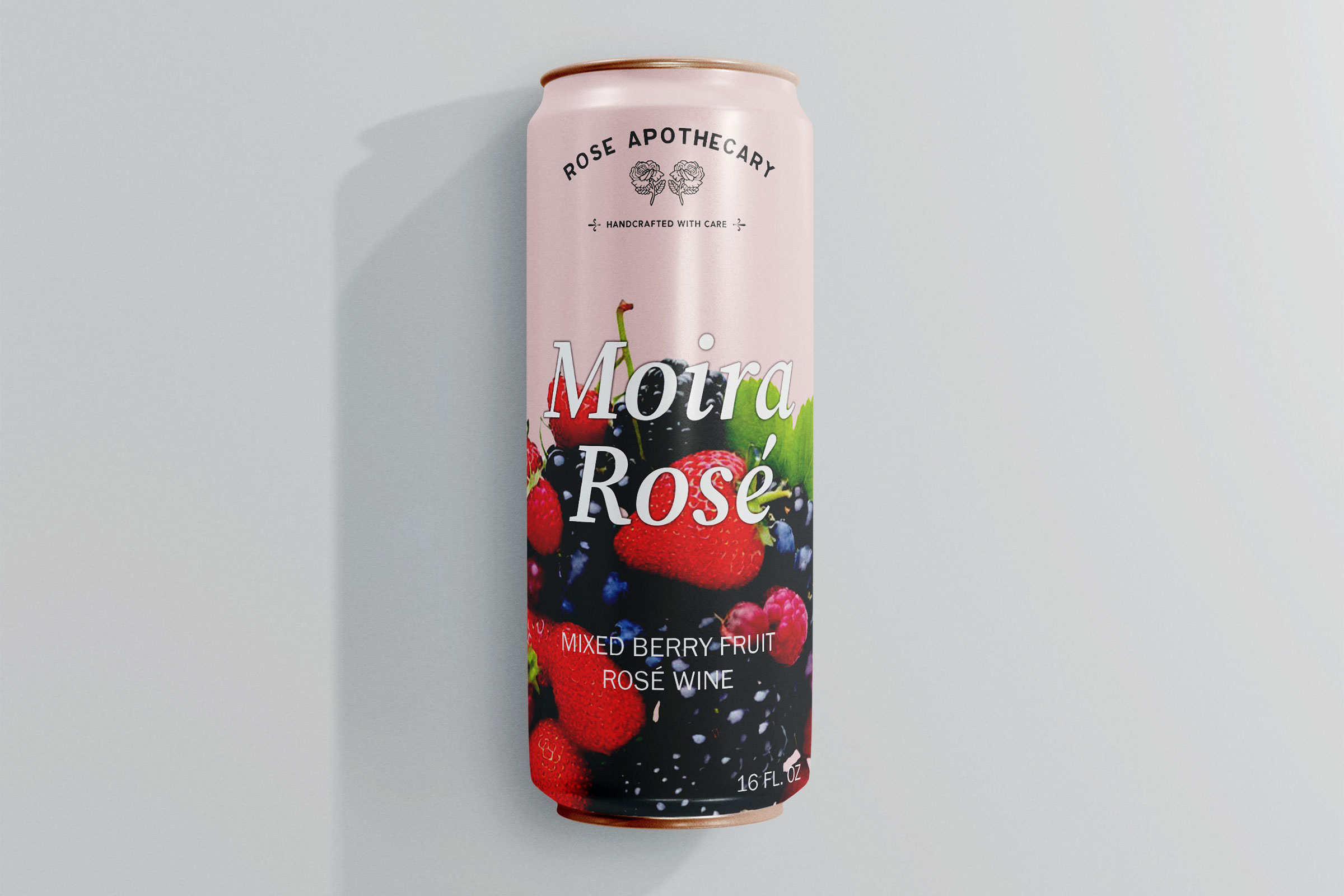 image of a mock-up soda can of wine for Moira Rose