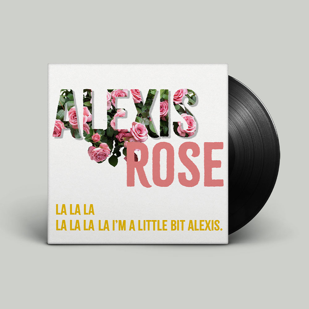 image of a record ablum for Alexis Rose