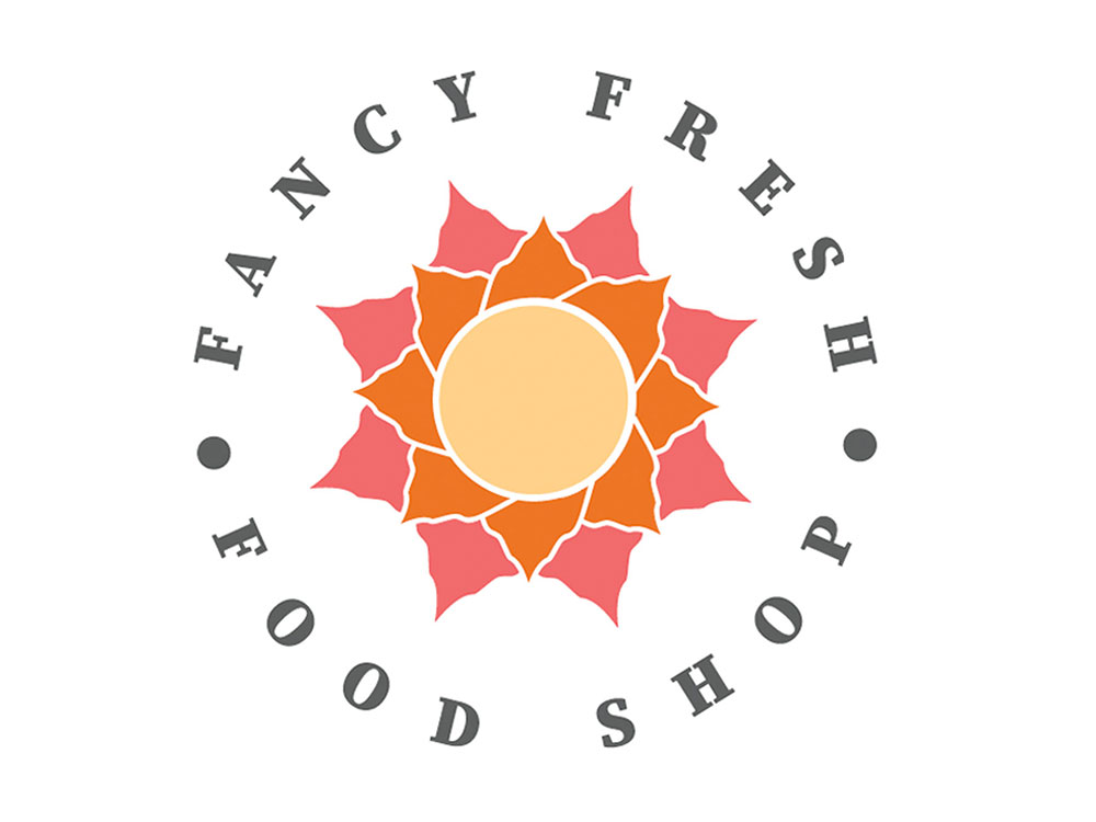 image of Fancy Fresh Food Shop logo with color