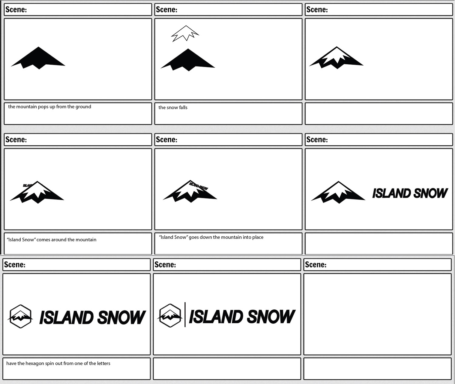 image of sketches for Salzburg logo