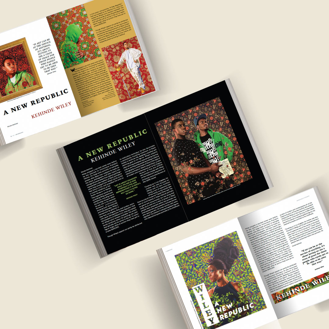 an image of a magazine layout