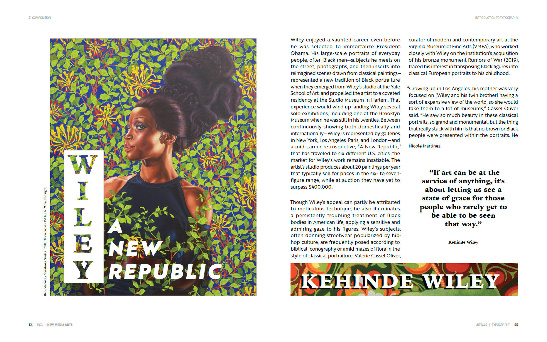 an image of a magazine layout