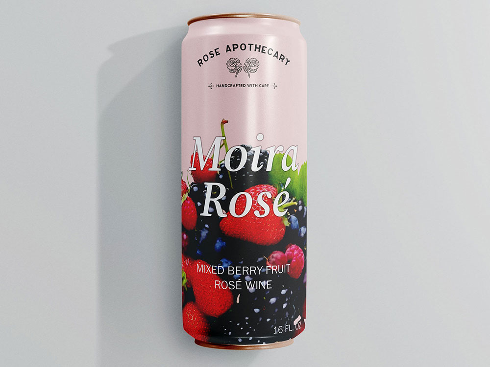 image of Moira Rose Fruit Wine can